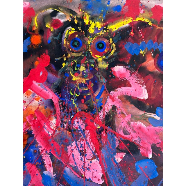 This is a stunning Original Mixed Media Painting on Paper by Listed California Artist, Hendrik Grise (1914-1982). Grise...