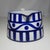 Dansk 1980s Dansk Arabesque Blue Dot White Gravy Boat Porcelain Pitcher For Sale - Image 4 of 6