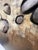 Vintage Organic Painted Wall Sculpture With Emerging Rocks For Sale - Image 12 of 12