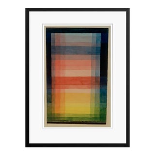 Paul Klee 'Architecture of the Plane' Archival Pigment Print Framed in Black Reproduction For Sale