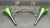 Green Antique Victorian Glass Epergne Trumpet Horn Vase Green Opaline Metal Base Pair For Sale - Image 8 of 17