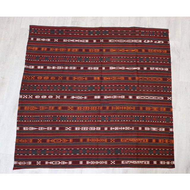 Vintage Uzbek Jejimkilim Rug, 1920s For Sale - Image 4 of 16