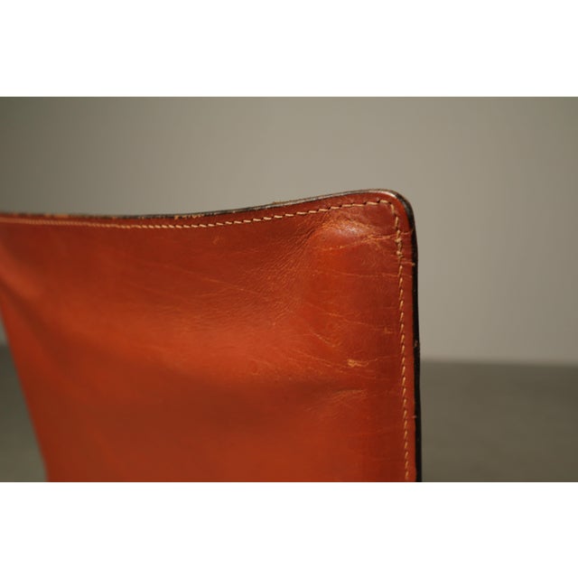 Vintage Cab 412 Dining Chairs by Mario Bellini for Cassina, 1970s, Set of 4 For Sale - Image 12 of 16