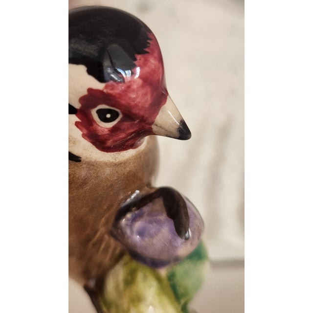 English 1970s English Beswick Goldfinch Porcelain Bird Figurine, Model 2273 For Sale - Image 3 of 12