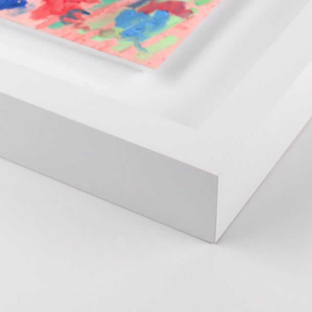 DESCRIPTION: Bowl of Lemons, New Tablecloth No. 2 by Anne-Louise Ewen in White Frame, Small Art Print SPECIFICATIONS:...