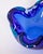 Vintage Italian Ashtray in Blue Murano Glass, 1970s For Sale - Image 6 of 8
