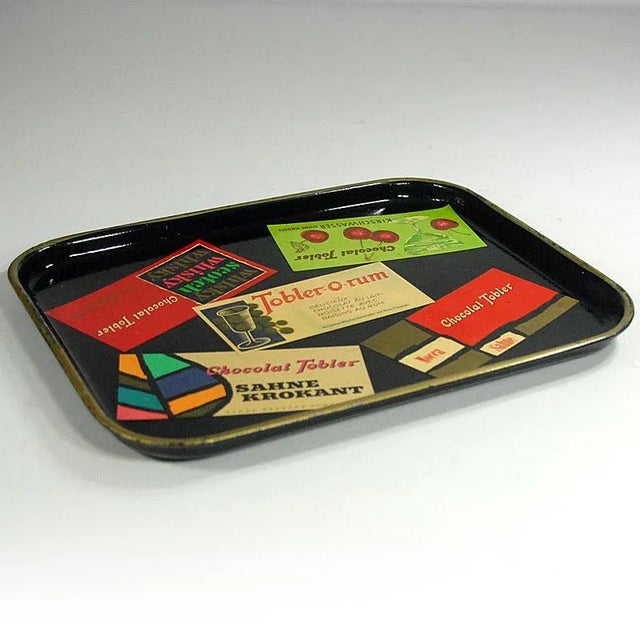 French Paper Mache Rectangular Tray For Sale - Image 4 of 9