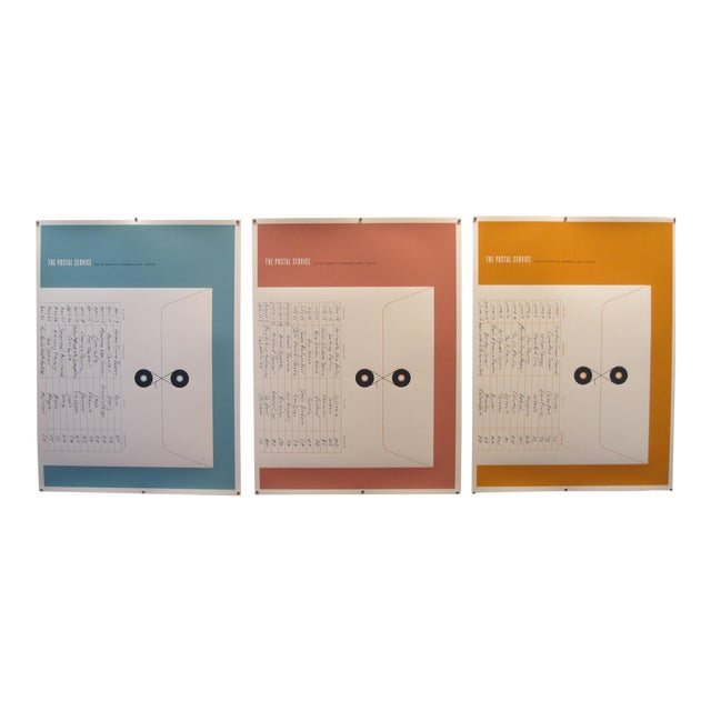2013 Concert Posters - the Postal Service - Set of 3 For Sale