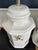Vintage White Ceramic Hexagonal Ginger Jar Lamps Grand Millenial For Sale - Image 9 of 11