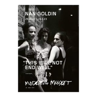 Nan Goldin Bea, Ivy and Susan in Front of the Other Side Exhibition Poster For Sale