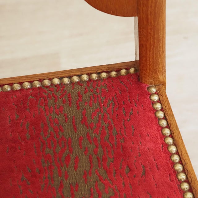 Art Deco Oak Chairs, 1930, Set of 2 For Sale - Image 3 of 12
