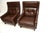 Brown Vintage Leather Lounge Chairs by Torbjörn Afdal for Bruksbo, 1970s, Set of 2 For Sale - Image 8 of 11