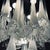1970s 1970s Mid-Century Modern Venini Italian Murano Glass "Calla Lily" Chandelier in Frosted White For Sale - Image 5 of 7