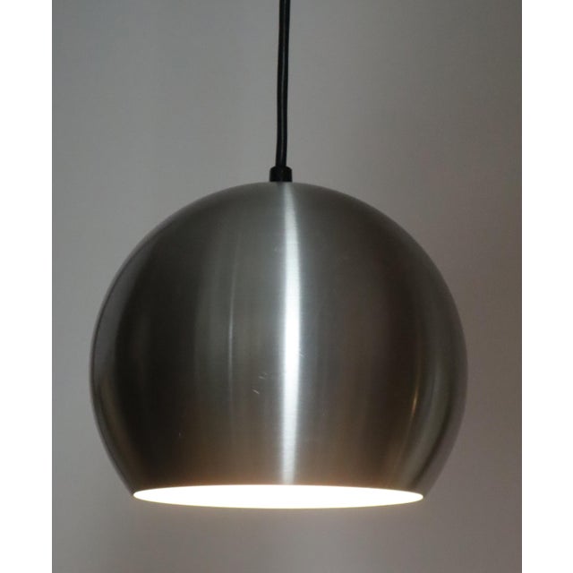 Space Age Aluminum Ball Lamp, 1960s For Sale - Image 9 of 11