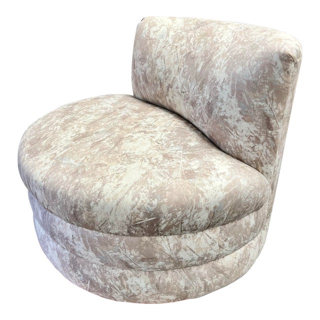 Post Modern Oversized Swivel Chair For Sale