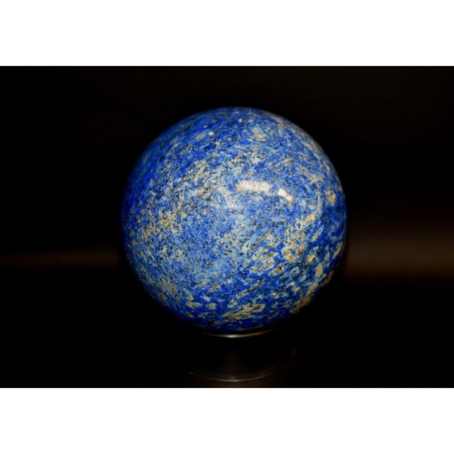 Blue Lapis Lazuli Sphere For Sale - Image 8 of 12
