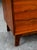 1960s Credenza Dresser 6 Drawer Ace Hi Solid Walnut Brass Handles, Attributed For Sale - Image 9 of 12