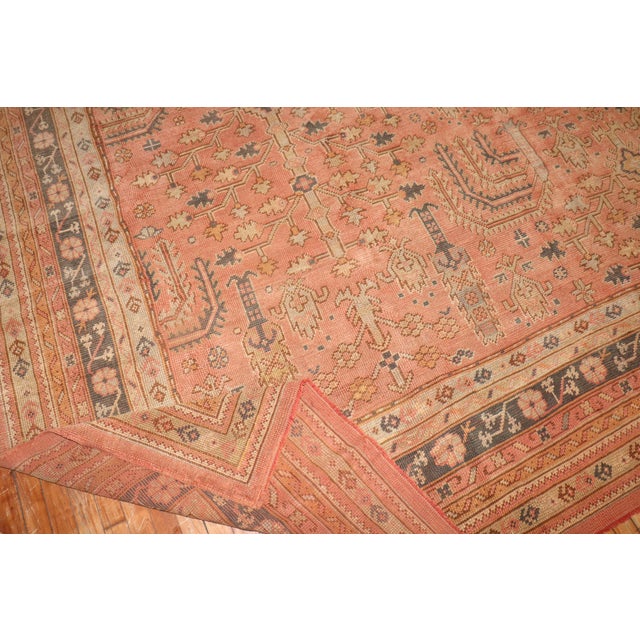 Brown Early 21st Century Oversize Cypress Willow Tree Turkish Oushak - 14'9" x 21'1" For Sale - Image 8 of 18