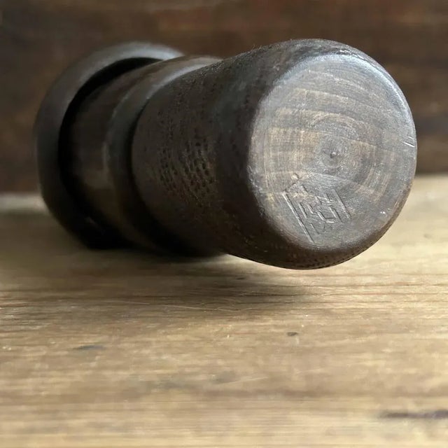 Wood Vintage Japanese Sosaku Kokeshi by Shozan Shido For Sale - Image 7 of 13