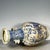 Chinese Blue & White Crackle Glaze Porcelain Vase With Tiger & Figural Motif For Sale In Los Angeles - Image 6 of 9