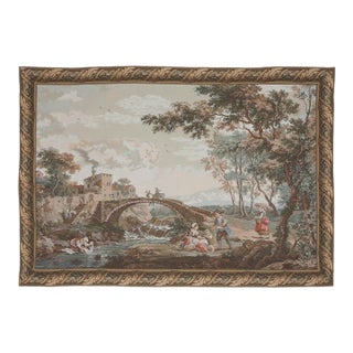 The Bridge Loom Woven Tapestry - 114 X 162 Cm (3'9" X 5'4") - Requires Rod Size 4 For Sale