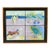 Ipanama Quadryptich Framed Original Artwork by Happy Menocal For Sale