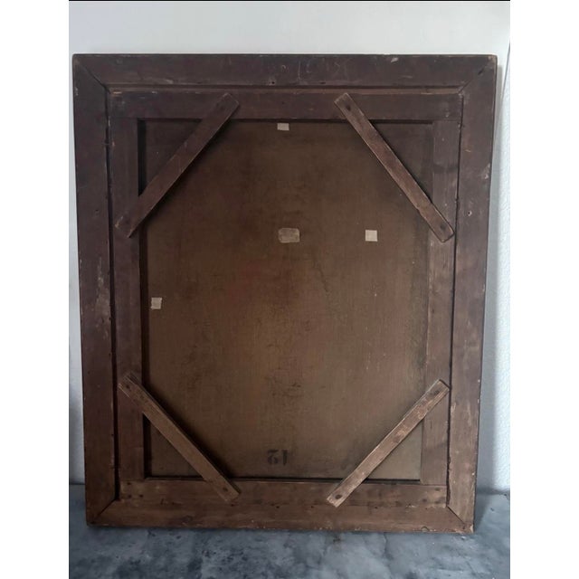 Late-18th Century Dutch School Portrait Oil on Canvas Painting For Sale - Image 12 of 18