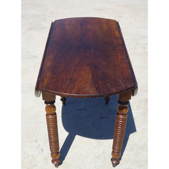 Top Flap Table in Walnut For Sale - Image 9 of 18
