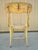 Beige Antique Rustic Primitive Distress Hand Painted Nursery Rhymes Side Accent Chair For Sale - Image 8 of 10