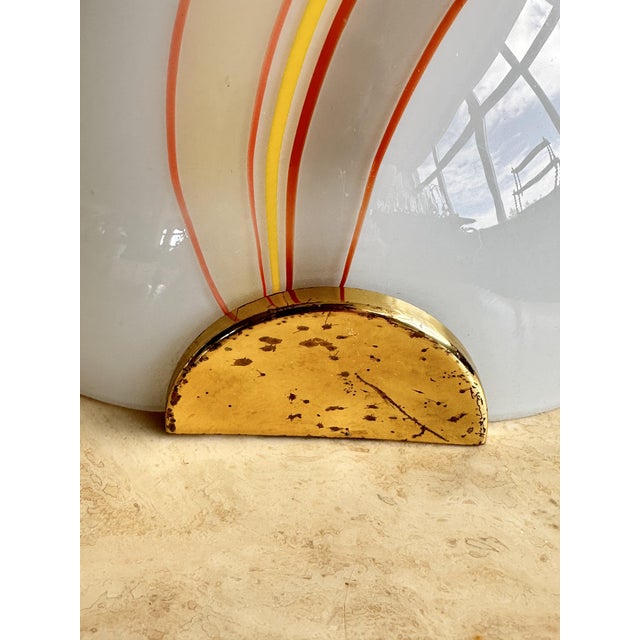 Murano Glass Swirl Striped Sconce, 1970 For Sale - Image 11 of 18