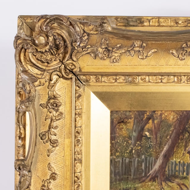 Late 19th Century John Frederick Herring Jr. (British, 1815–1907), “Farmyard With Horses, Ducks and Roosters,” Oil on Canvas For Sale - Image 5 of 18