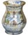 Moroccan Early 20th Century Handmade Moorish Silver Vase W/ Brass Floral Engravings For Sale - Image 3 of 9