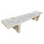 Andrianna Shamaris St. Barts Bleached Teak Wood Bench For Sale - Image 15 of 18
