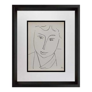 Henri Matisse Lithograph Limited Edition - Sign - 1955- W/Frame For Sale