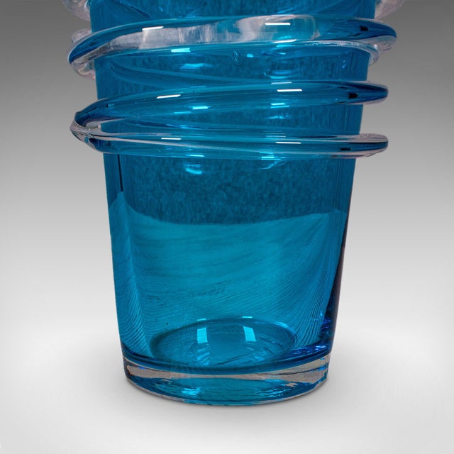 Vintage Murano Display Vase, Italian, Art Glass, Flower Sleeve, Decorative Pot For Sale - Image 10 of 10