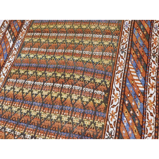 Textile Antique Caucasian Genje Rug For Sale - Image 7 of 13