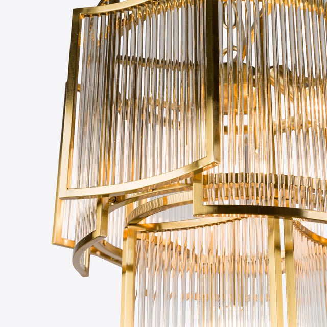 Early 21st Century Brass Monte Carlo Piccolo Chandelier from Pure White Lines For Sale - Image 5 of 13