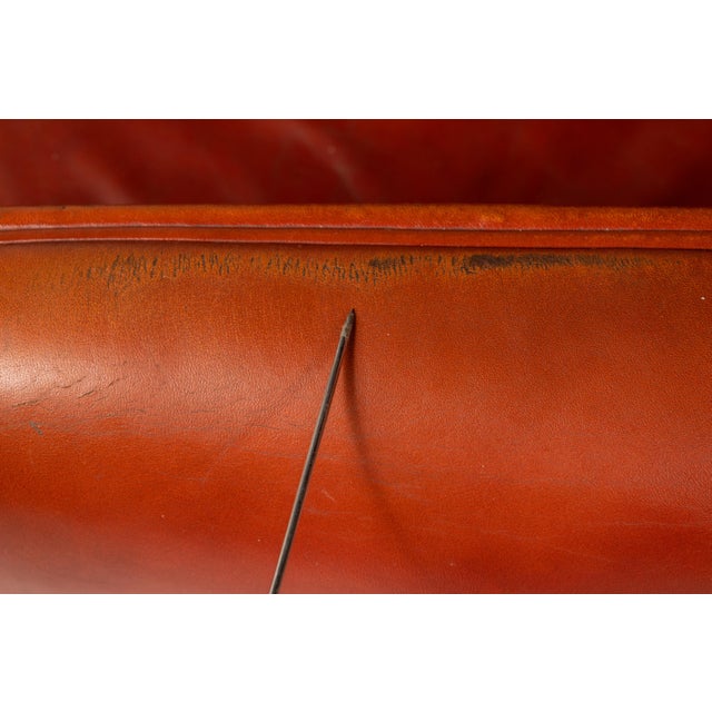 Rare Set of Two (2) Swivel Lounge Chairs in Leather by Frank Doerner for Doerner Faultless Limited Release for John Stuart, Usa, C. 1970s For Sale - Image 11 of 18