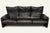 Maralunga 3-Seater Sofa in Black Leather by Vico Magistretti for Cassina, 1970s For Sale - Image 11 of 18