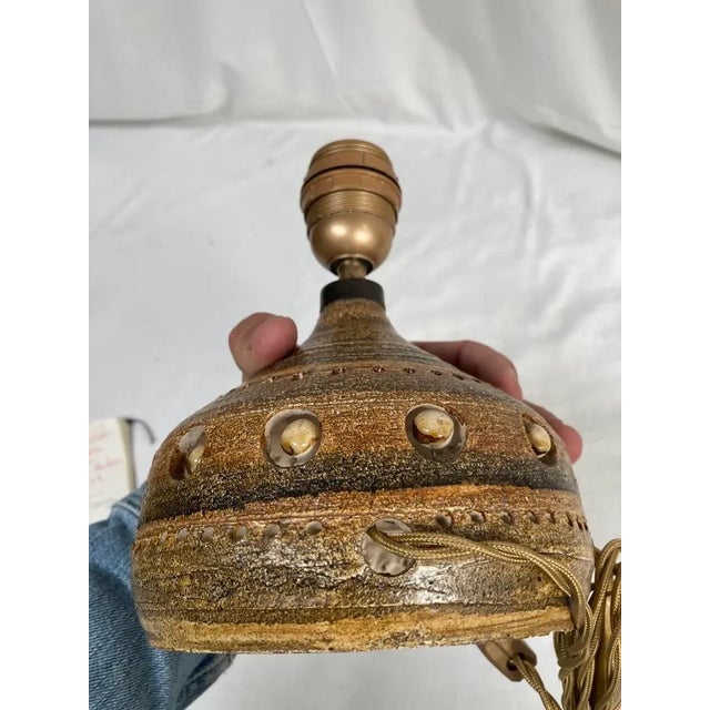 Ceramic Lamp by Georges Pelletier, 1970, in Very Good conditions. Designed 1970 to 1979 I have official proof of...