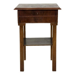 Antique Gründerzeit Biedermeier Sewing Table in Pine, 1890s For Sale