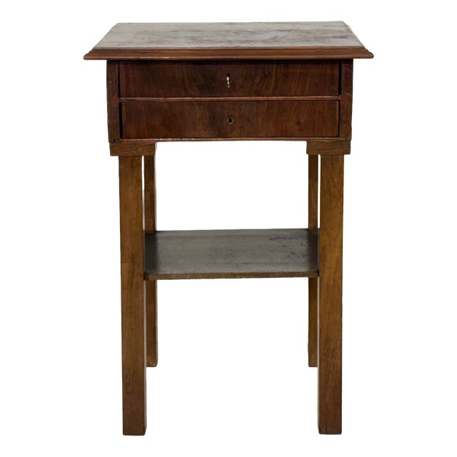 Antique Gründerzeit Biedermeier Sewing Table in Pine, 1890s For Sale