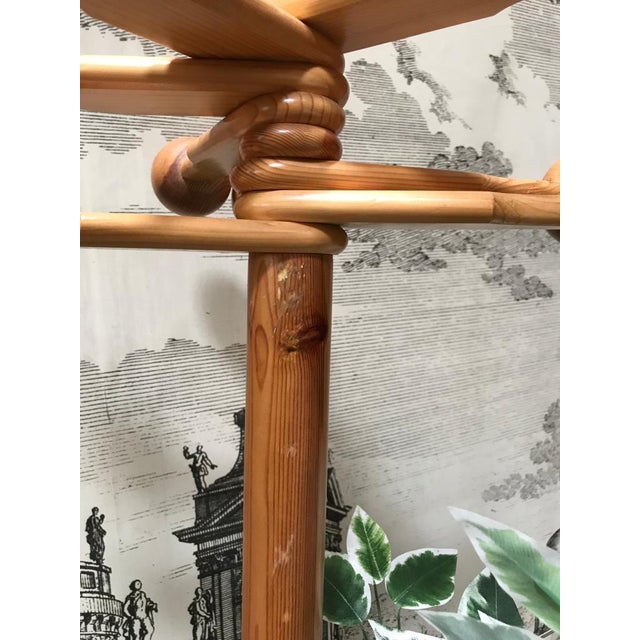 Sculptural Hooks Pine Wood Coat Rack, 1970s For Sale - Image 14 of 16