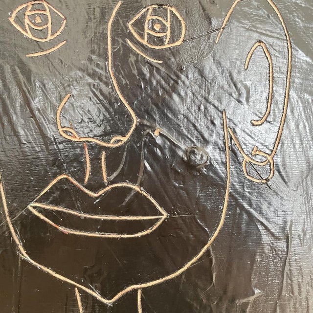 Bachmann, Portrait of a Man, 2022, Acrylic, Framed For Sale - Image 9 of 10