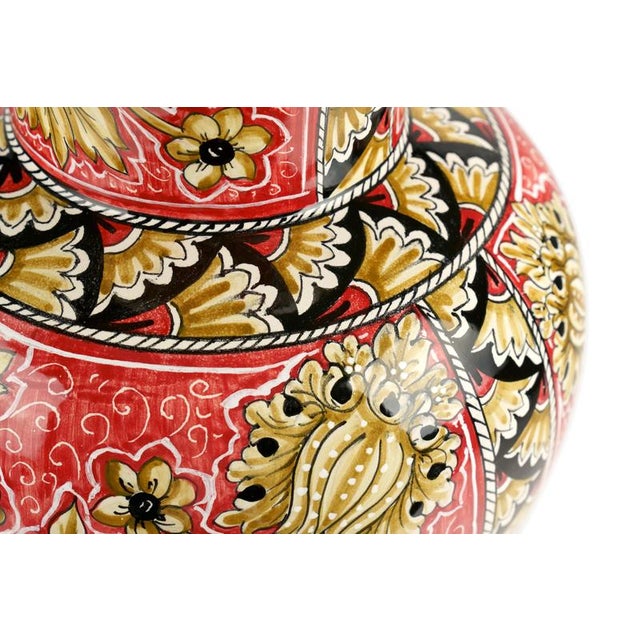 Oriental Flowers Heritage Vase by Deblona For Sale - Image 12 of 17