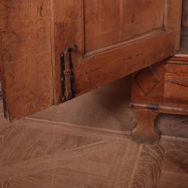 19th Century Danish Oak Wardrobe For Sale - Image 11 of 16