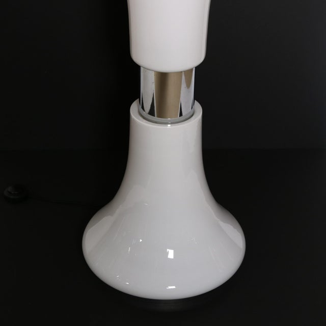 Transparent 1970s Modernist Glass Floor Lamp For Sale - Image 8 of 18