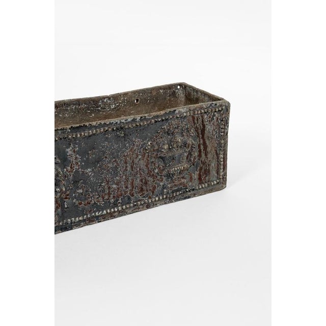 Charcoal Georgian Lead Planters, Set of 2 For Sale - Image 8 of 13