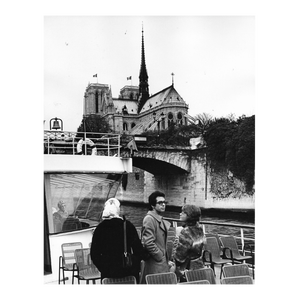 1971 Notre Dame Paris From Bateaux Mouches on the Seine