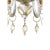 Contemporary venetian Murano glass Chandlier , full of hand-made details of blowing glass . Full of gold-leaf With Flowers...